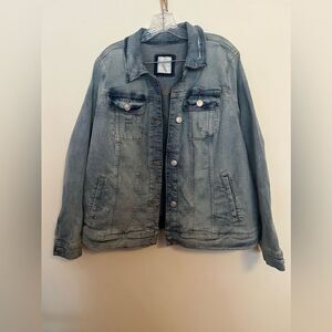 LC Lauren Conrad Blue Denim Patch